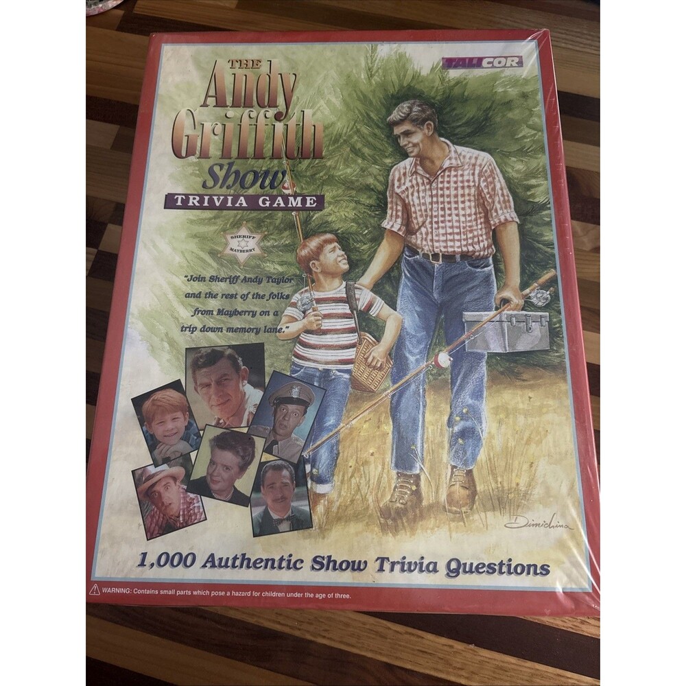 The Andy Griffith Show Trivia Board Game 1998 Mayberry Sheriff Edition Complete